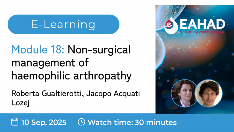 Module 18: Non-surgical management of haemophilic arthropathy